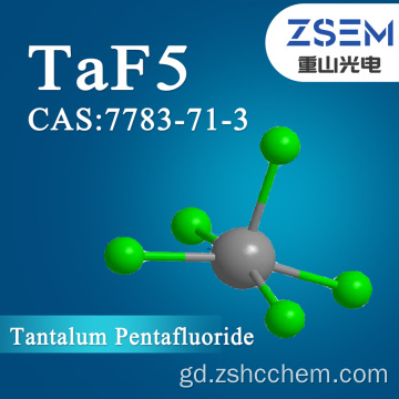 Tantalum (V) Fluoride CAS: 7783-71-3 TaF5 99.9% 3N Stuthan ceimigeach stuth ceimigeach leth-chruinneadair ceimigeach